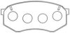 AISIN ASN-260 Brake Pad Set, disc brake